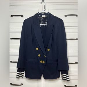 Cabi Grand Slam Women’s Size 12 Navy Blazer Jacket 5150